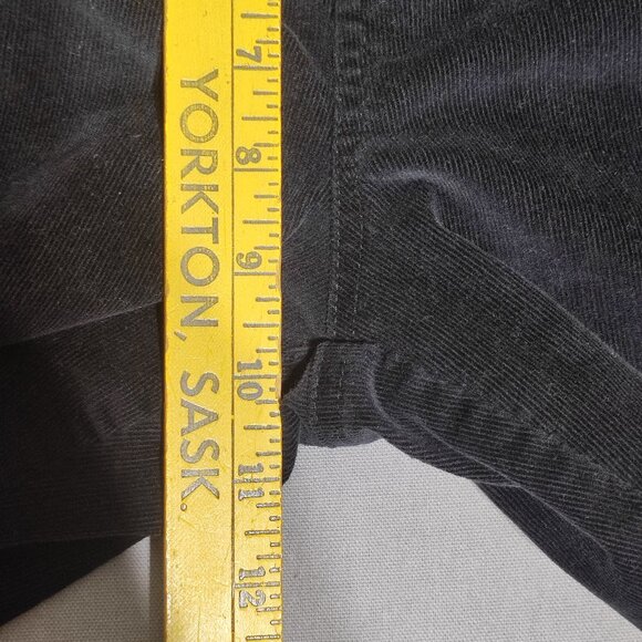 Kenneth Cole Reaction Corduroy Pants women's siz 10 black colour straight skinny - Picture 10 of 11
